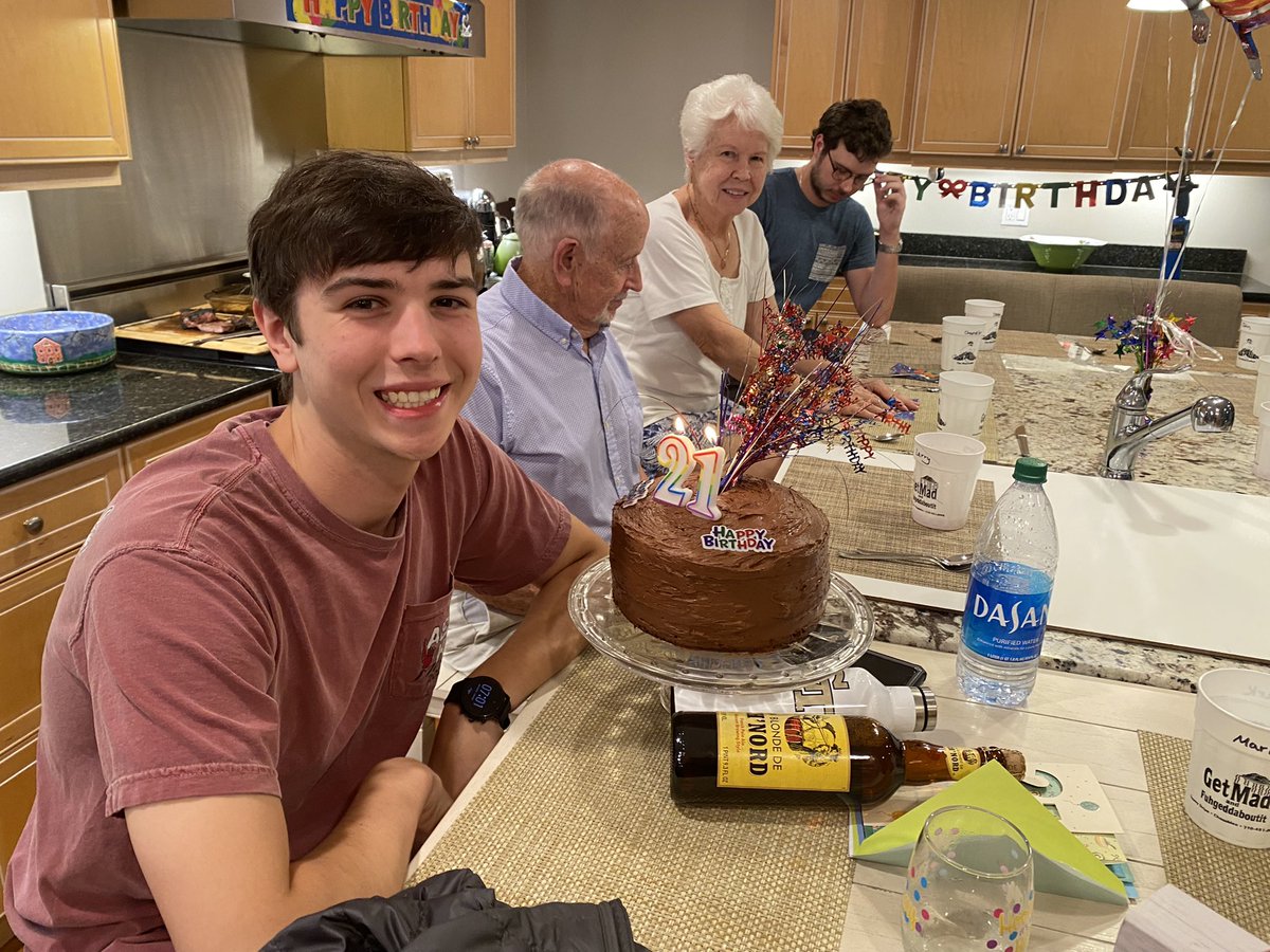 Johntgrove's tweet photo. Somebody turned 21 today! Happy Birthday, @Mgrove00. Loved having some #highflyingfun with you. https://t.co/HA3hoVxYum