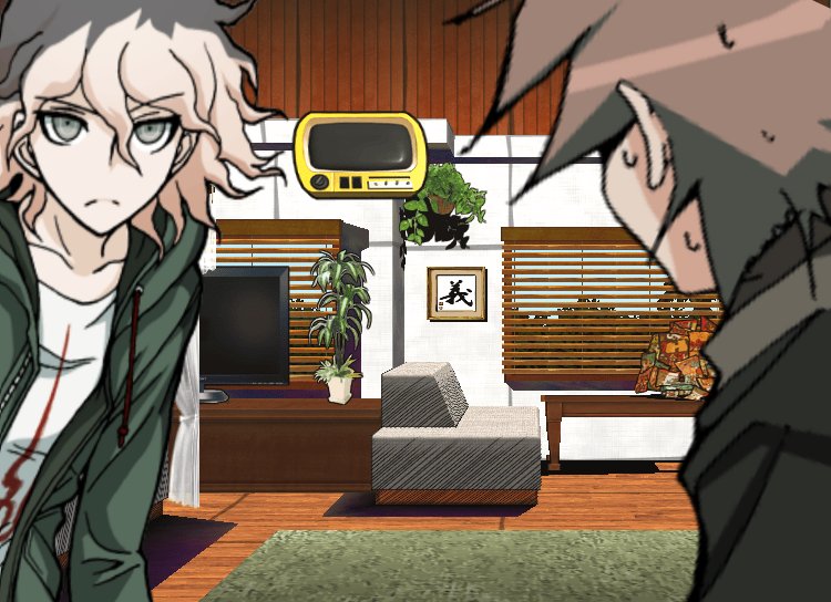 Komaeda broke I to Naegi's room again. Somebody should really fix the lock on his door...not me...but someone.