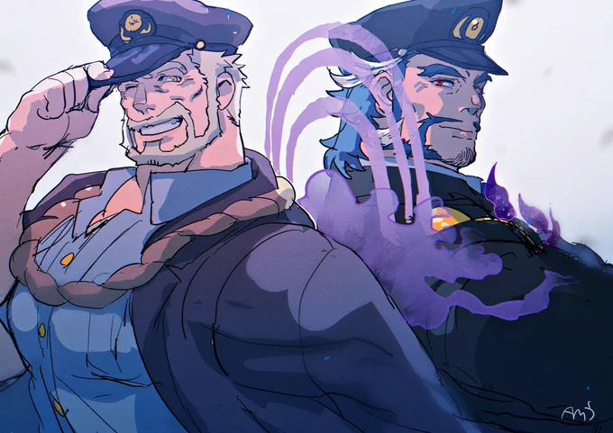 ホウゲンさんとダイコクさん #放サモファンアート 
