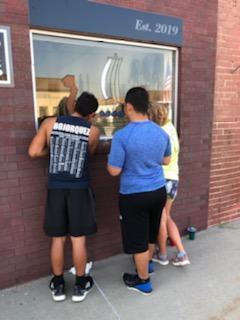 BertrandVikings's tweet photo. The Jr &amp; Sr High classes kicked off Spirit Week by decorating the downtown businesses this afternoon.  Everyone did a great job and also had some fun in the process.  Thank you to the local business owners for allowing the Viking Spirit to shine downtown!

GO VIKINGS!!! https://t.co/Vk1H1kl9UF