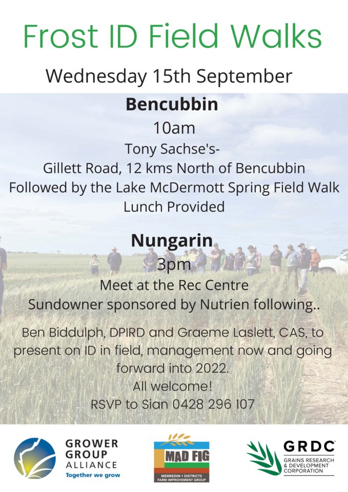 Happening Wednesday! All welcome- RSVP to Sian 0428296107