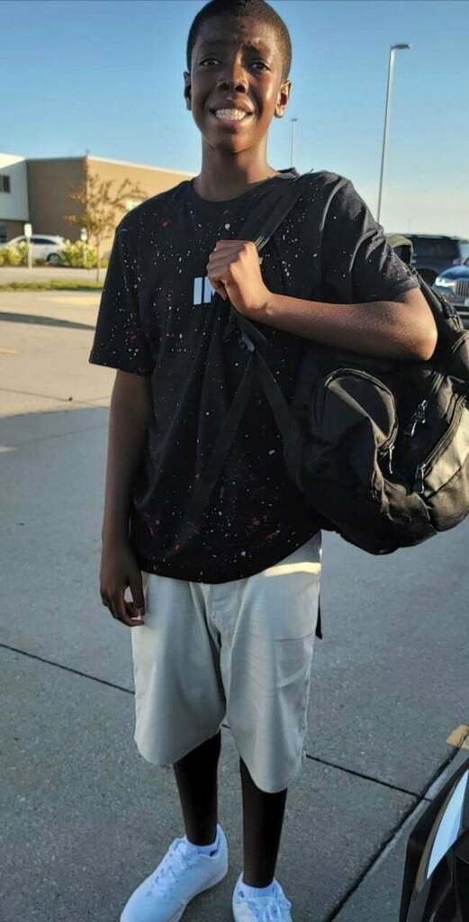 Chris_Gothner's tweet photo. MISSING: Waukee Police are asking for your help finding 13-year-old Gideon Tay Tarr. They say he was last seen by his mom between 8 and 10 p.m. on Sept. 11, when he walked away from home.  He was wearing a navy blue t-shirt and dark basketball shorts. 

Anyone with informati… https://t.co/7cYWhBzmBK