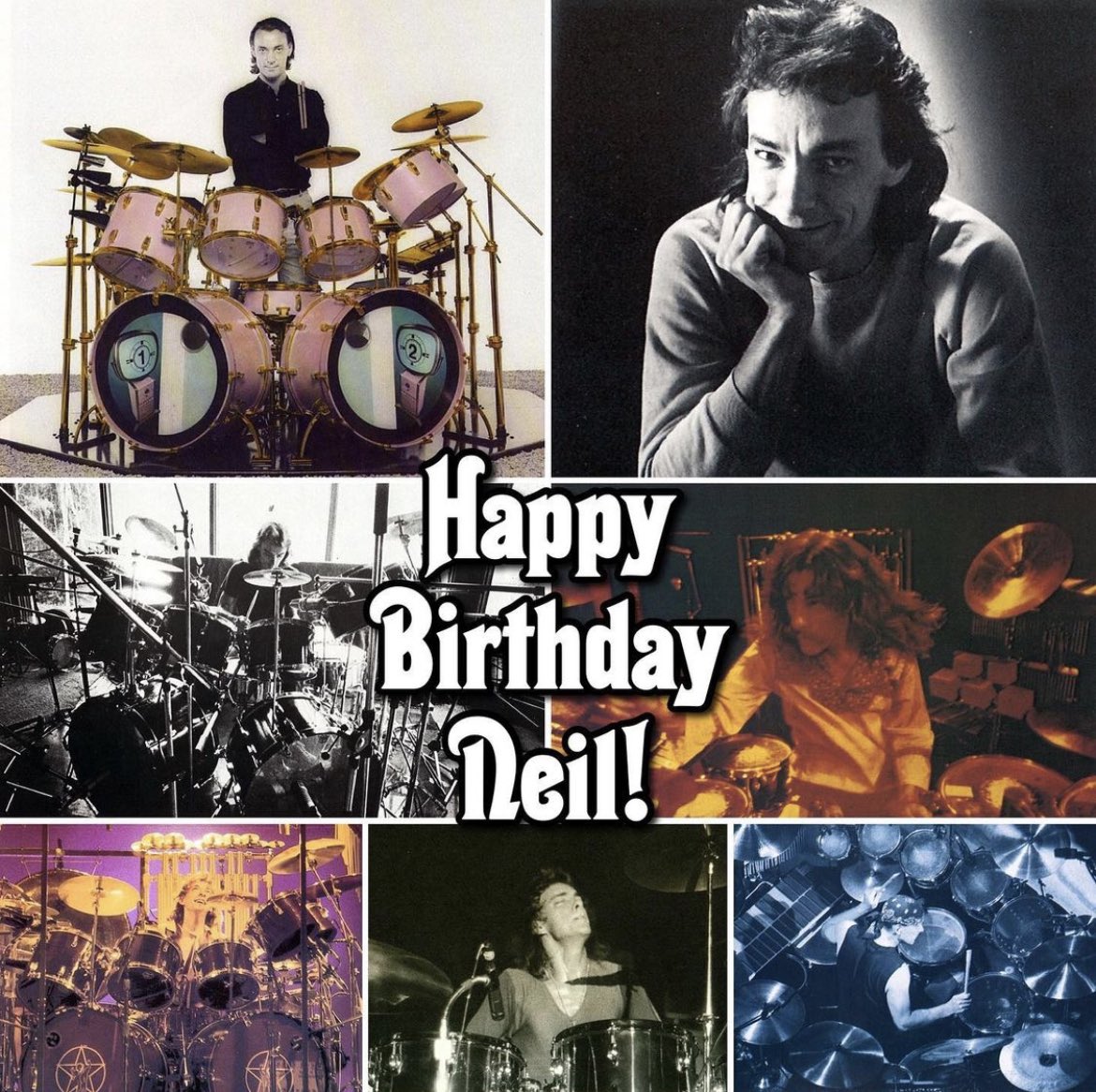 Wishing a very Happy Birthday to The Professor, Neil Peart! 