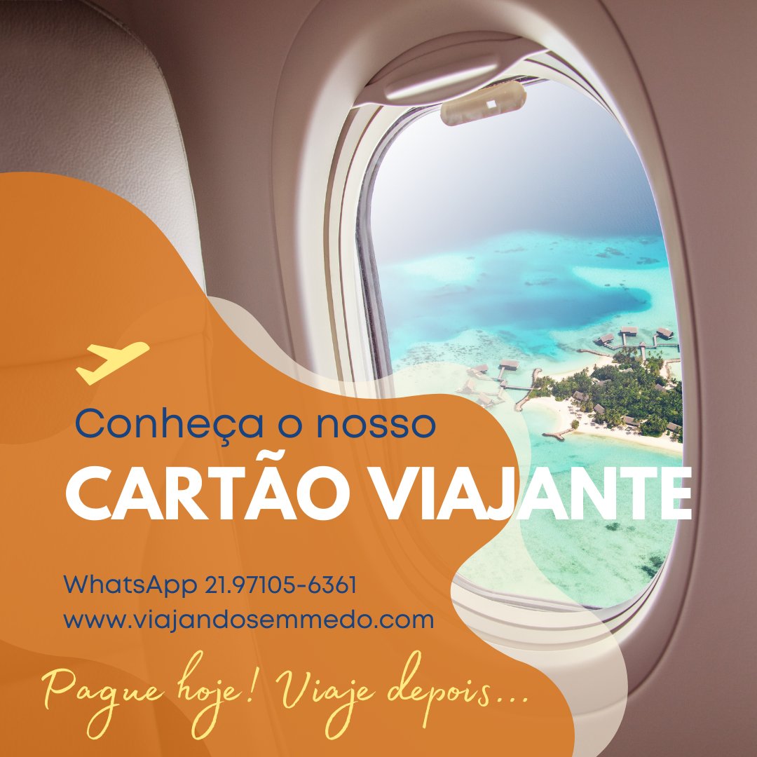 ViajandoSemMedo's tweet image. Temos novidades no Viajando Sem Medo!!
Agora você pode antecipar os seus planos de viajar!!!

Com o viajando sem medo você pode comprar crédito em viagem e utilizá-lo quando e para onde quiser, não é um máximo!?.

Você inicia hoje o pagamento da sua viagem, com muitas vantagens .