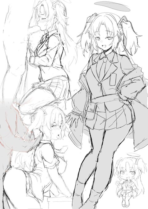 最近のお気に入りはユウカです…(らくがき 