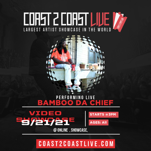 BamboodaChief's tweet photo. Vote for me to perform for  $50,000 in Prizes!  at #9/21 Judges: A&amp;R at Motown | A&amp;R at Roc Nation | Grammy Winning Producer! https://t.co/XoPmcJrlQY #Coast2Coast https://t.co/VMSBnmeP7F