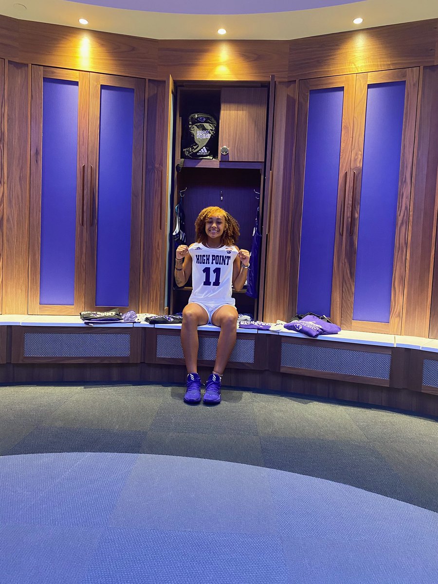 Blessed to say after a great visit I have received an offer from High Point University!💜🤍 Go Panthers! <a href="/HPUWBB/">HPU Women's Basketball</a> <a href="/CoachBanburyHPU/">Chelsea Banbury</a> <a href="/DCsportsDFW/">Dc Sports Worldwide</a>