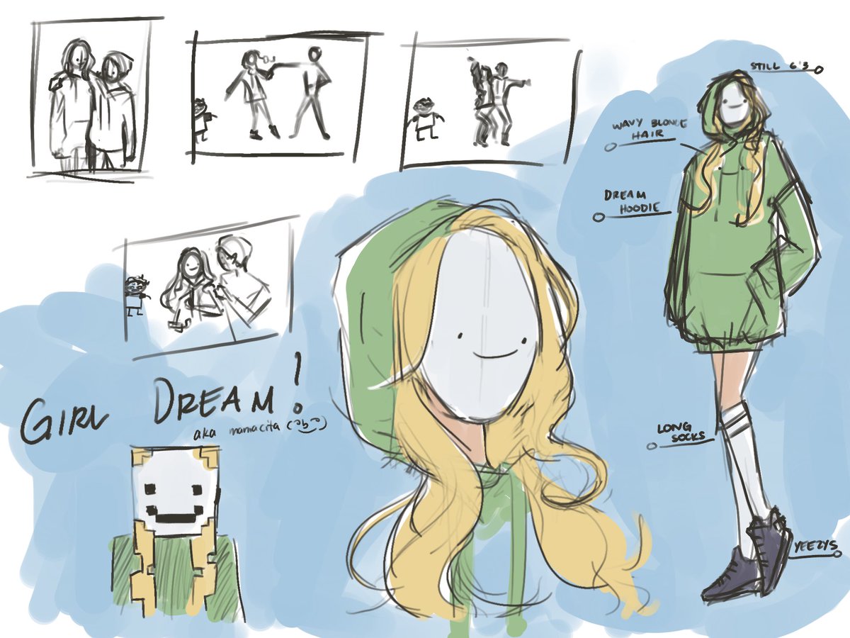 guys look i was going through old photos and i found some mamacita doodles :D #dreamfanart 