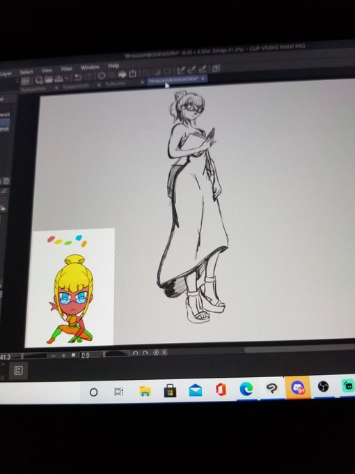 It's  still #sundressseason #hotgirlsummer 
#blackartistparty #drawingwhileblack #animegirl #xppenartistpro12