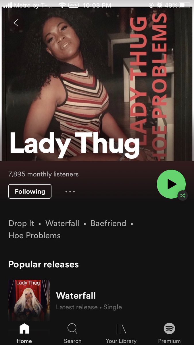 sheisladythug's tweet photo. Streams adding up thanks for the support #newartistalert #Apple Music #BlackLivesMatter #Spotify #amazon #live #music @passion #streetlife https://t.co/lY4A3yhjnL