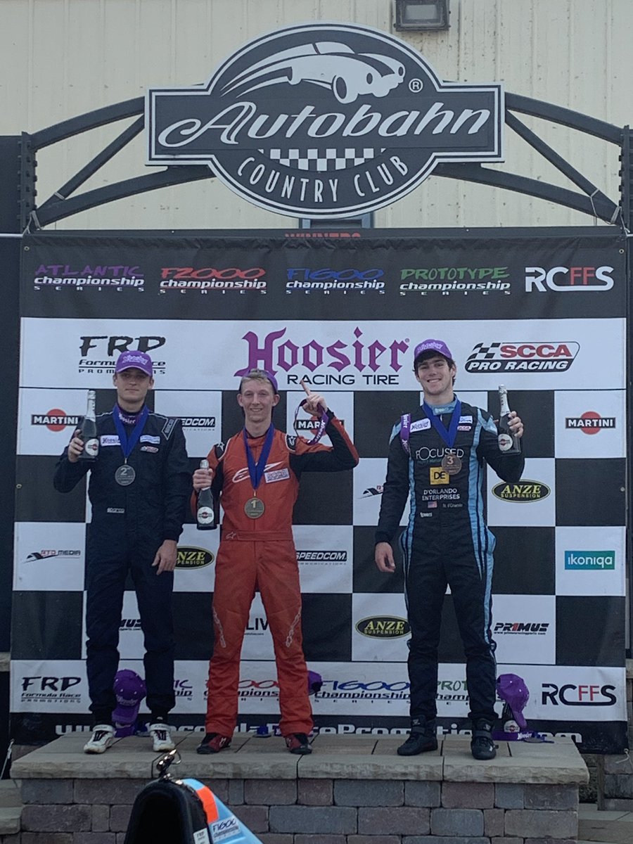 dOrlandoRacing's tweet photo. One more podium today for @nickdorlando 
Was a constant drafting game for the duration and super happy for his teammate @HHE_42 on his P2.  Bring on the final round at @PittRace !!! #F1600 @FormulaRaceProm #formulaford #letsgoracing https://t.co/MdNEkx3ehI