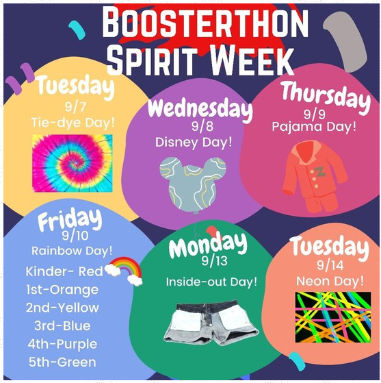 beasKTES's tweet photo. Boosterthon theme days continue this week!  We are looking forward to our FUN RUN on Wednesday! https://t.co/fOVRUFsBXh