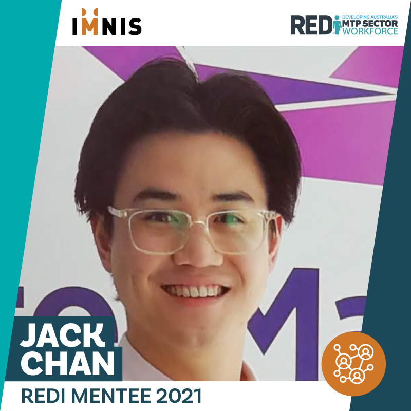 Introducing Jack Chan (@jack_chan15), PhD student at Peter McCallum Cancer Centre (@PeterMacCC) and University of Melbourne (@UniMelbMDHS). Jack's research focuses on improving CAR T cell therapy by enhancing T cell stemness and persistence. #REDIMentee #REDIPartner #IMNIS2021