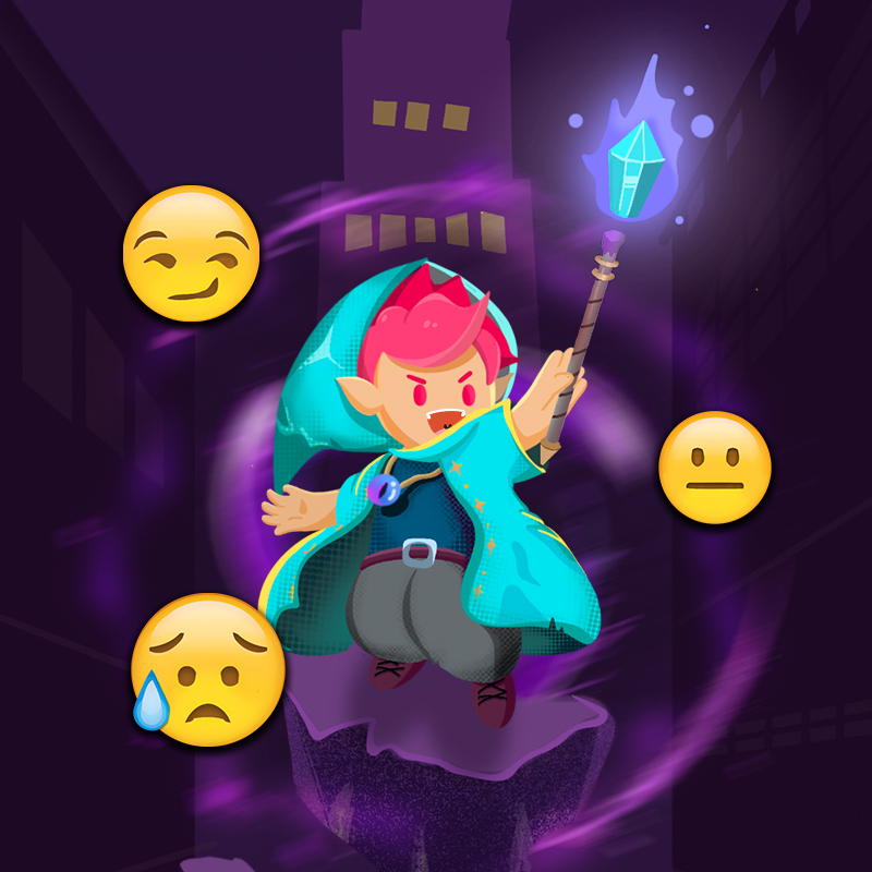 絵文字三つで最近チャレンジの感想を言ってみましょうか👋😂👌
#roguelike  #rpg #wizard #archero