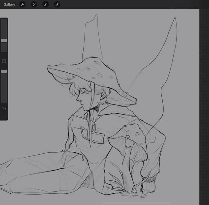 [DONT RT] What if I just turned this drawing of gnf into a fairy 🤔🤔 

I never finished this but maybe I will for the fun of it 