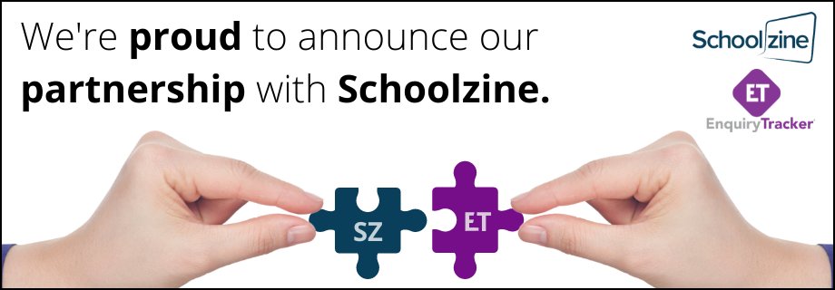 Enquiry Tracker (@enquiry_tracker) on Twitter photo Proud to officially announce a new strategic partnership with <a href="/Schoolzine/">Schoolzine</a>.
Read more via our website>> enquirytracker.net/enquiry-tracke…
Read Media Release>> bit.ly/3k5uzo9 Proud to officially announce a new strategic partnership with <a href="/Schoolzine/">Schoolzine</a>.
Read more via our website>> enquirytracker.net/enquiry-tracke…
Read Media Release>> bit.ly/3k5uzo9
