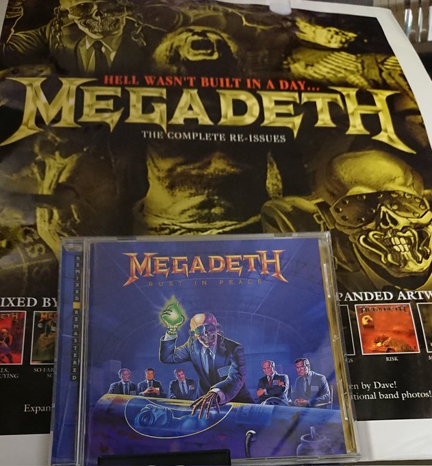  MEGADETH RAST IN PEACE HAPPY BIRTHDAY   Dave Mustaine 