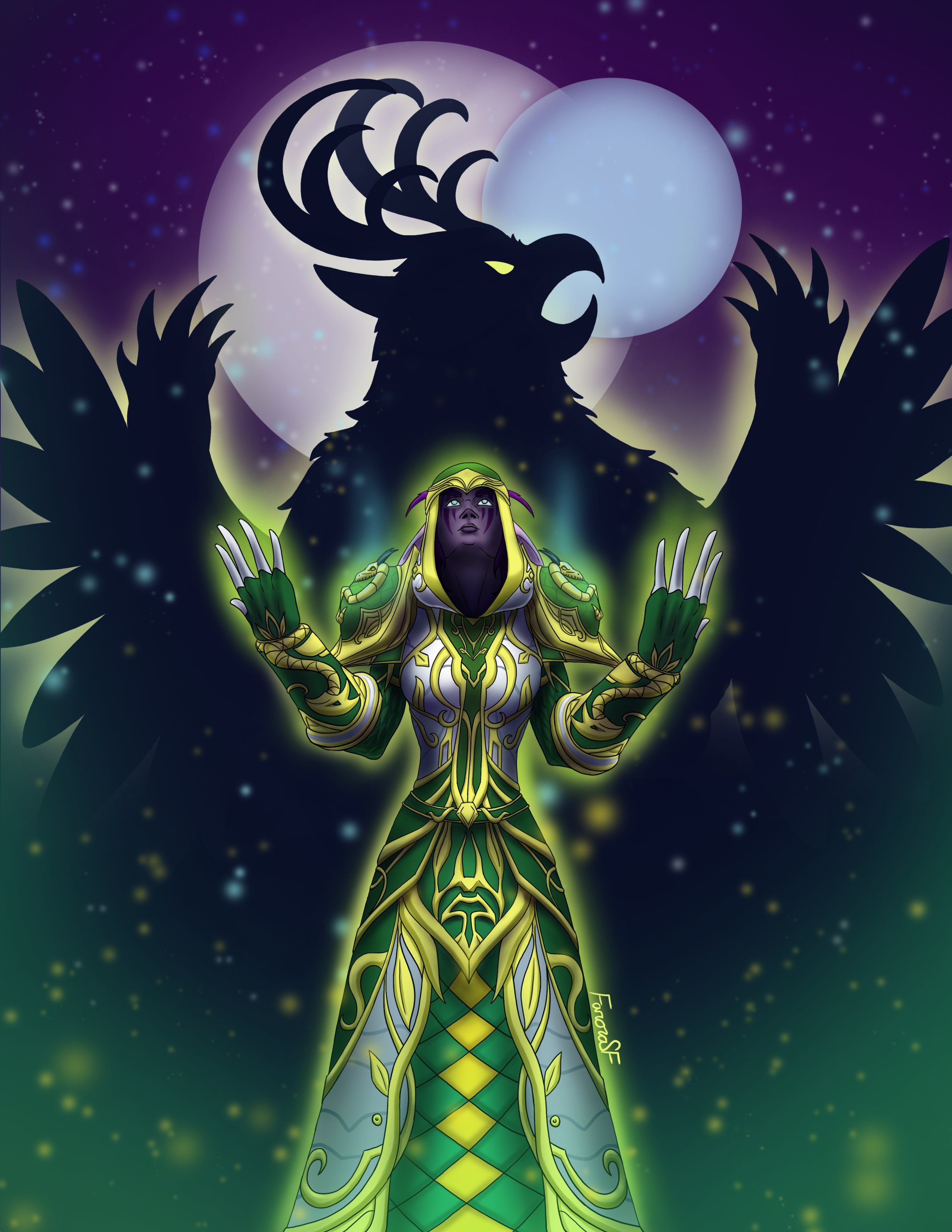 FaroraSF - Commissions open on X: Drawing I made back when Classic WoW was  transforming into Classic TBC WoW. A sort of send off of sorts. Reject  healing, embrace critchicken. #Warcraft #WowClassic #