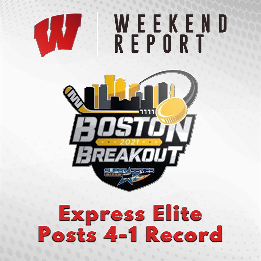 ExpressElite08's tweet photo. Express Elite 08 enjoy a solid 4-1 weekend @SuperSeriesAAA Boston Breakout. Two come from behind late 3rd period wins. #WillBeatsSkill https://t.co/tdN9ORrqko
