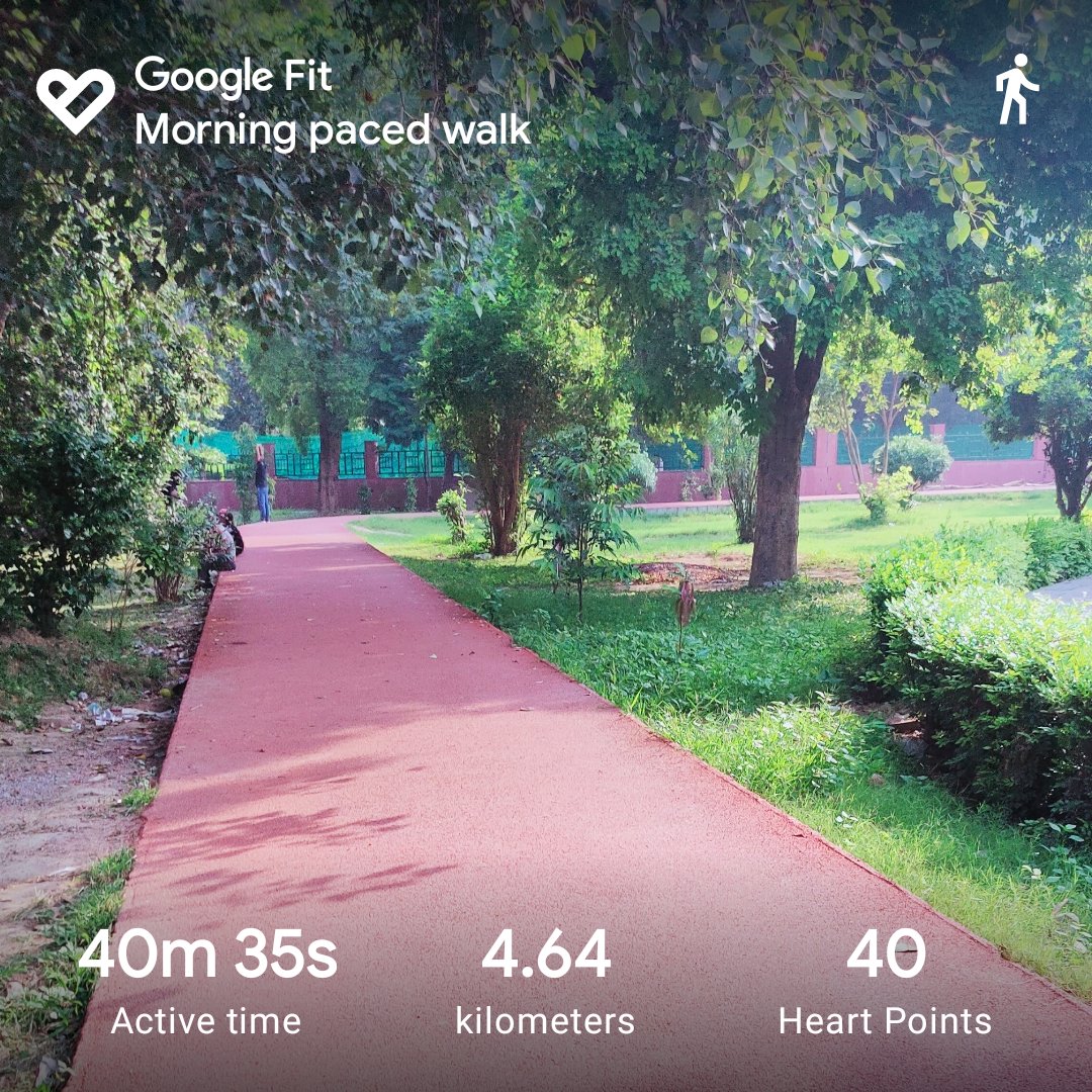 techie_ankit's tweet image. Morning walks are a great start to the day. Keep me energized, help me to plan my day and listen to some music.