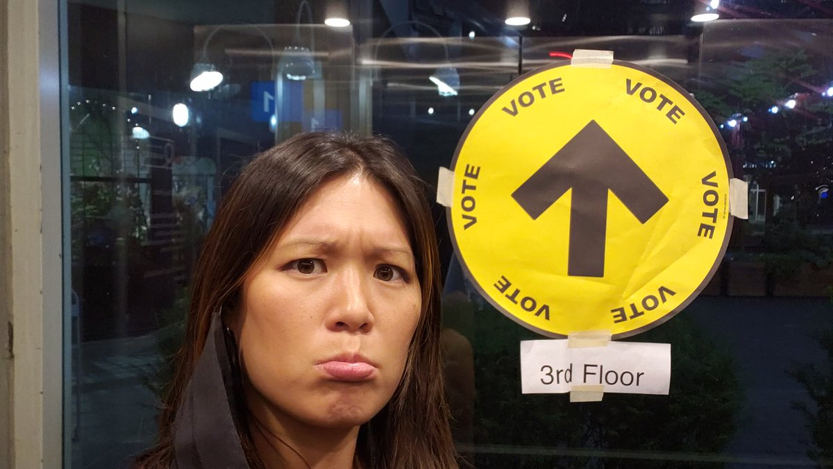 BowinnMa's tweet photo. DID YOU KNOW that (unlike the provincial election) you can't easily vote in #Elxn44 at just any polling station except your own? I learned this the hard way; how embarrassing!

I'll have to check my voting card and try again. Advanced voting is open once more tomorrow!! #NorthVan https://t.co/r60XsLk3J6