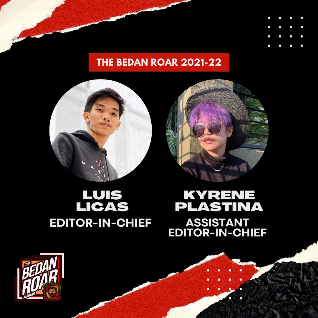 BedanRoarSBCA_'s tweet photo. The Bedan Roar - Alabang proudly welcomes our newly elected officers for school year 2021-2022! 🦁

#BedanRoarAlabang
#ForFearlessTruth https://t.co/gzL6Z3rrHA