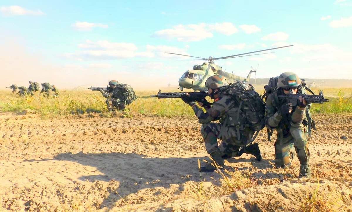 rajatpTOI's tweet image. #MilitaryExercises After `Indra’ in Russia &amp;amp; `Kazind’ in Kazakhstan, and ongoing 17-nation `Zapad’ at Nizhny, the Army has `Surya Kiran’ with Nepal, `Mitra Shakti’ with Sri Lanka, `Ajeya Warrior’ with UK, `Yudh Abhyas’ with US and `Shakti’ with France in Sept-Nov timeframe