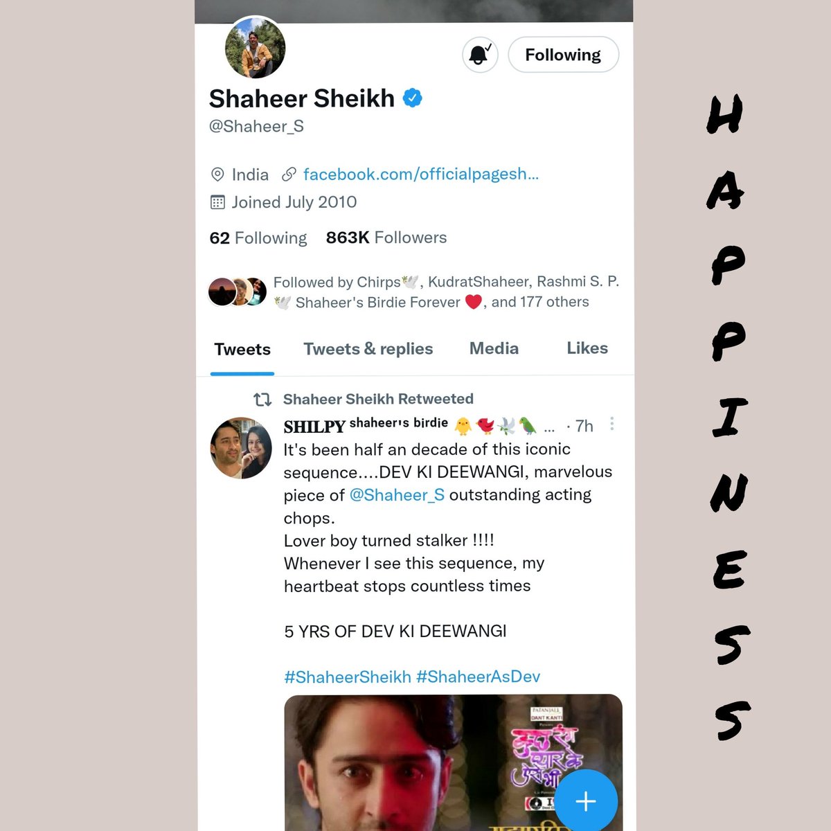 imShilpy_S's tweet photo. My Happiness is beyond words❤️
Again a memorable day ❤️
Thank you so much @Shaheer_S for bringing a smile on my face 😊
Humongous respect and loads of love 🤗
#ShaheerSheikh
#lovesupportrespect https://t.co/cBGM3uYsIy