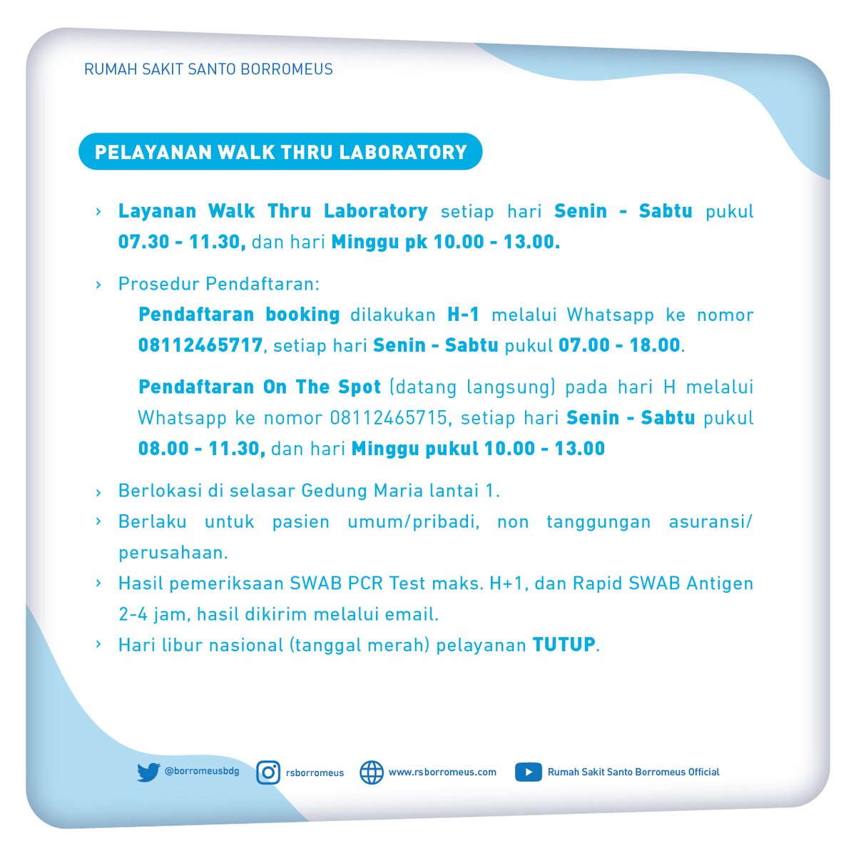 Rumah Sakit Santo Borromeus tweet media