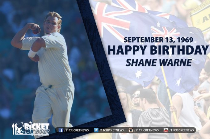 Happy Birthday \"Shane Warne\" He turns 52 today 