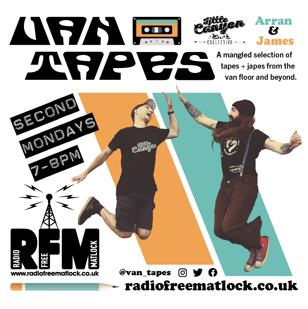 VPRAudioClub's tweet photo. Tonight's RFM schedule:

🕕 6-7pm - 6 O'Clock Live with Ash Bird - post holiday tunes and wibble

🕖 7-8pm - @van_tapes with James and Arran of @LCPW_Collective - tapes and japes from the van floor

🔊 https://t.co/oDYJI13jBo / Simple Radio / Alexa / smart radio
🗣️ @RFM_OnAir https://t.co/nqTmuy1axp