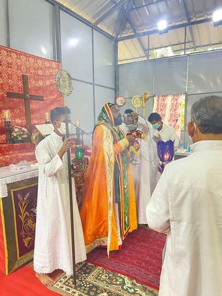JSCNewsOfficial's tweet photo. സത്യവിശ്വാസ സംരക്ഷണത്തിനായി നിലകൊണ്ട് തിരുവാർപ്പ് മർത്തശ്മൂനി ഇടവക; താൽക്കാലിക ദൈവാലയത്തിൽ വിശുദ്ധ ദൈവമാതാവിൻ്റെ ജനനപ്പെരുന്നാൾ ആഘോഷിച്ചു https://t.co/IsgwZ3etju