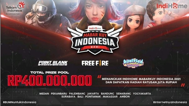 IndiHome Gelar Kompetisi Esports Bertajuk Mabarkuy Indonesia bit.ly/394vSO6