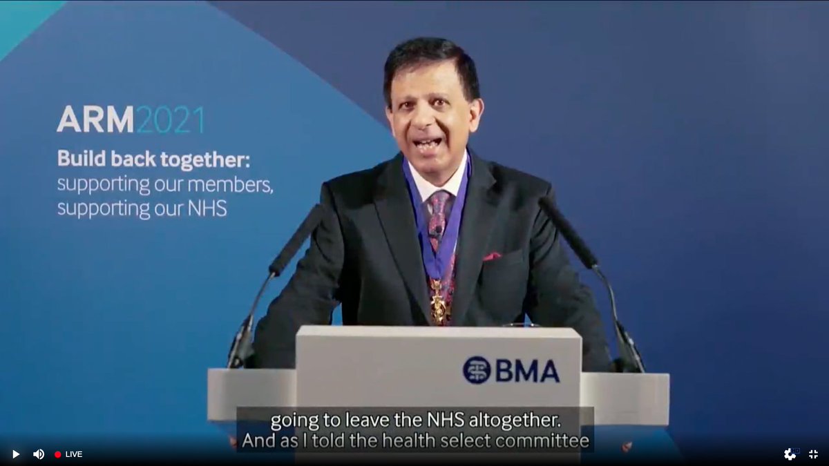 SimonTavabie's tweet image. Incredible address from @CNagpaul #ARM2021. Pride in what we have accomplished over the last year; poor treatment through derisory pay awards, media vilification and understaffing; and a path forward, collaborating through all this adversity 👏👏👏 #oneprofession