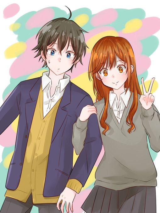 男女イラストのtwitterイラスト検索結果