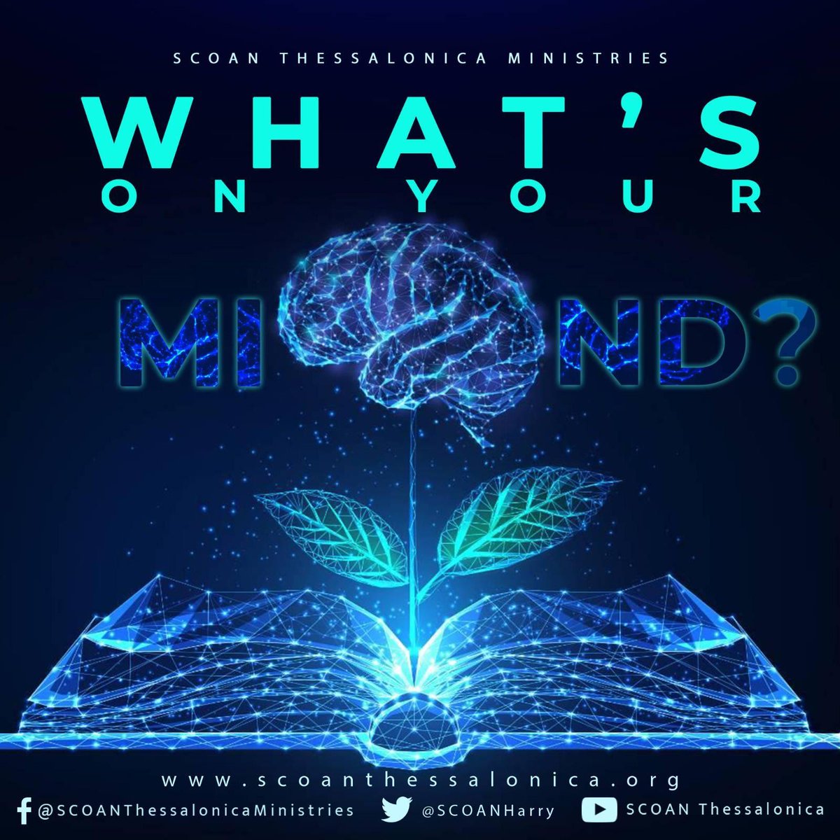 CCOANHarry's tweet image. "The management of our heart and its thoughts is fundamental to our faith and holy living!" - T. B. Joshua

scoanthessalonica.org
#WhatsOnYourMind #ThinkRight