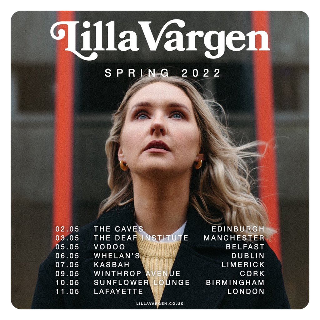 Really happy to finally be able to announce the rescheduled dates for Dublin & Belfast. I’ve also added some extra dates in Cork & Limerick. Tickets are on sale Wednesday 10 am. Thank you all for your patience, I can’t wait to be on stage again. 💕