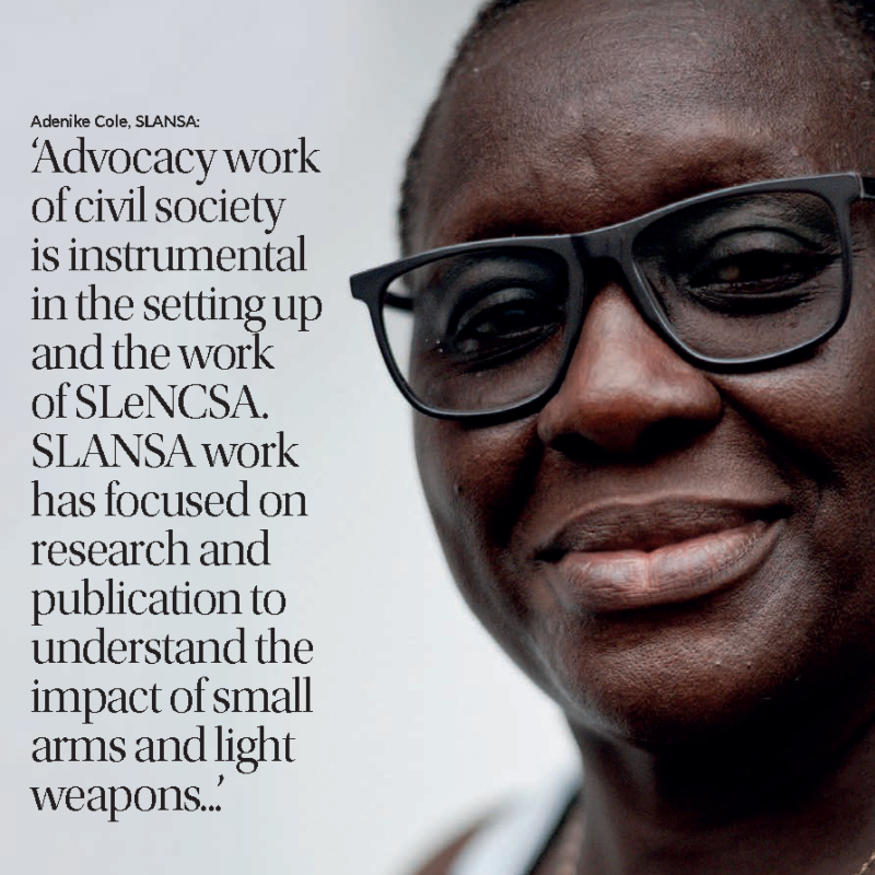 MAGsaveslives's tweet photo. We're pleased to share @PaulaSoumaya's report on the Arms Trade Treaty #CSP7, with a look back at MAG's "The role of effective stockpile management in preventing illicit trade and diversion: lessons from #SierraLeone 🇸🇱" side event.
The report was originally published by @RCW_.