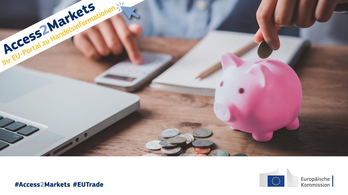 #EUTrade Handelsabkommen sind umfangreich, aber  Ihr Unternehmen kann ganz einfach von den damit verbundenen Vorzugstarifen, mit unserem ROSA-Tool profitieren! 
👉bit.ly/3x475DR 

 #eencanhelp #Access2Markets