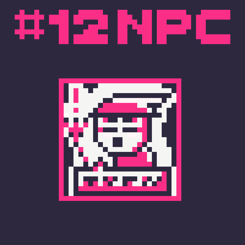 DalasKingora's tweet photo. Day 13! A NPC has a quest for you! 
Made with #pixelstudio!

@Saultoons/@septembit #SeptemBIT #pixelart #pixelartist #3colours #npc https://t.co/3eBQEgKkHz