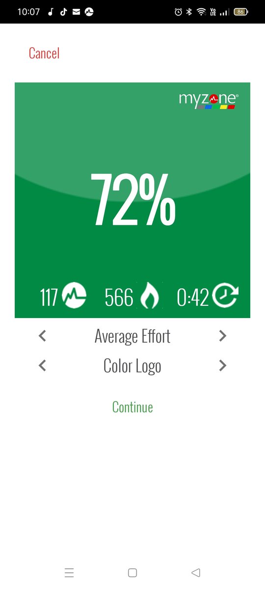 This is my #MyZone feedback from instructing this morning at <a href="/Village_Hotels/">Village Hotels</a> in Eastleigh. 

I've not even come close to zone matching the #Motion class but still look at that #Calorie Burn! 

Credit to all the members who came to work today! #W5PT