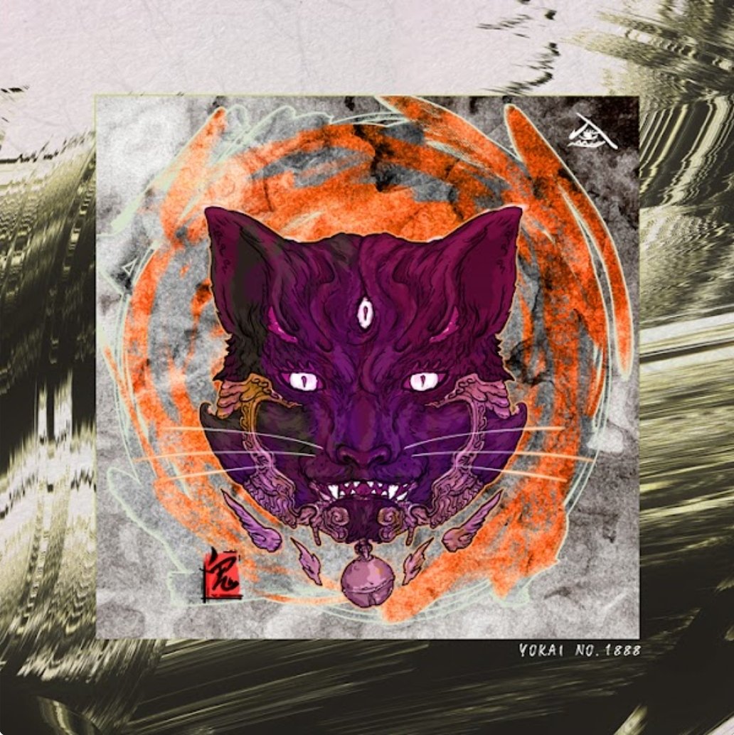 bawheid9's tweet photo. This @yokai_money mask was minted yesterday. What's special is the glitch background - 1 of only 4 in the entire collection of 3000. Mask number is 1888 - super lucky number in Asian culture.
#yokailife #yokaimasks #yokai #NFTs #NFTCommunity #nftcollectors https://t.co/b0MWkzYasL