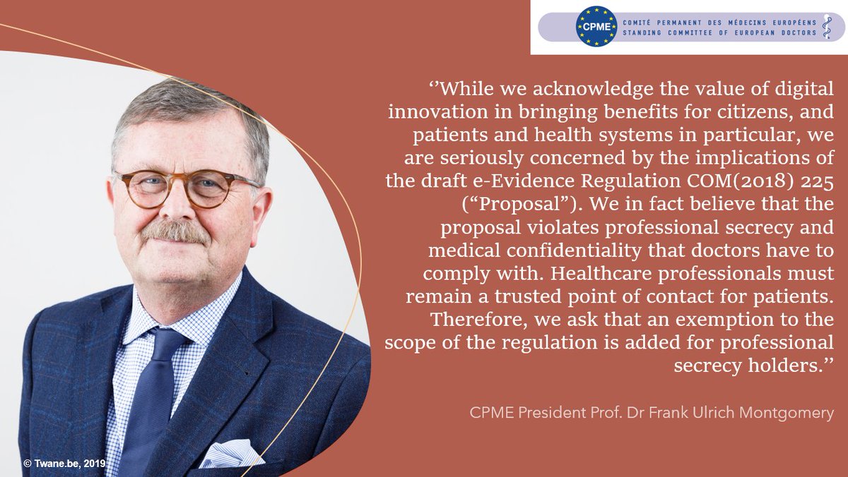📢We demand that the enforcing MS is involved ex-ante in the procedure to ensure that the data subject's right to #privacy and #dataprotection is respected. Otherwise, #confidentiality obligations and #professionalsecrecy will be rendered null and void 👉bit.ly/38ZQp6e