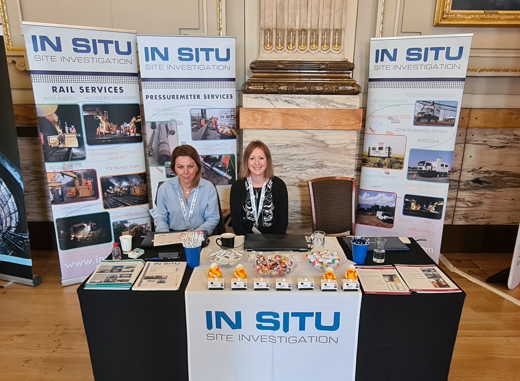 InSituSI's tweet photo. Breakfast, banners up, marketing goodies dusted off, Dougie's up to his usual tricks in the chocolate bowl...it is great to be here at the 18th Annual BGA Conference in London! #thegreathall #conference #marketing #london @BritishGeotech https://t.co/HOyh2TAthK