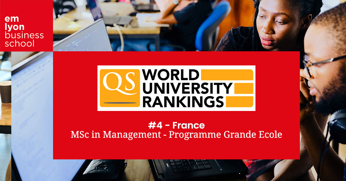 QS World University Rankings released its 2022 Business Masters Rankings  🏆 Our MSc in Management - Grande Ecole ranks 4th of the French business schools. 👉 <a href="/TopUnis/">QS Top Universities</a>