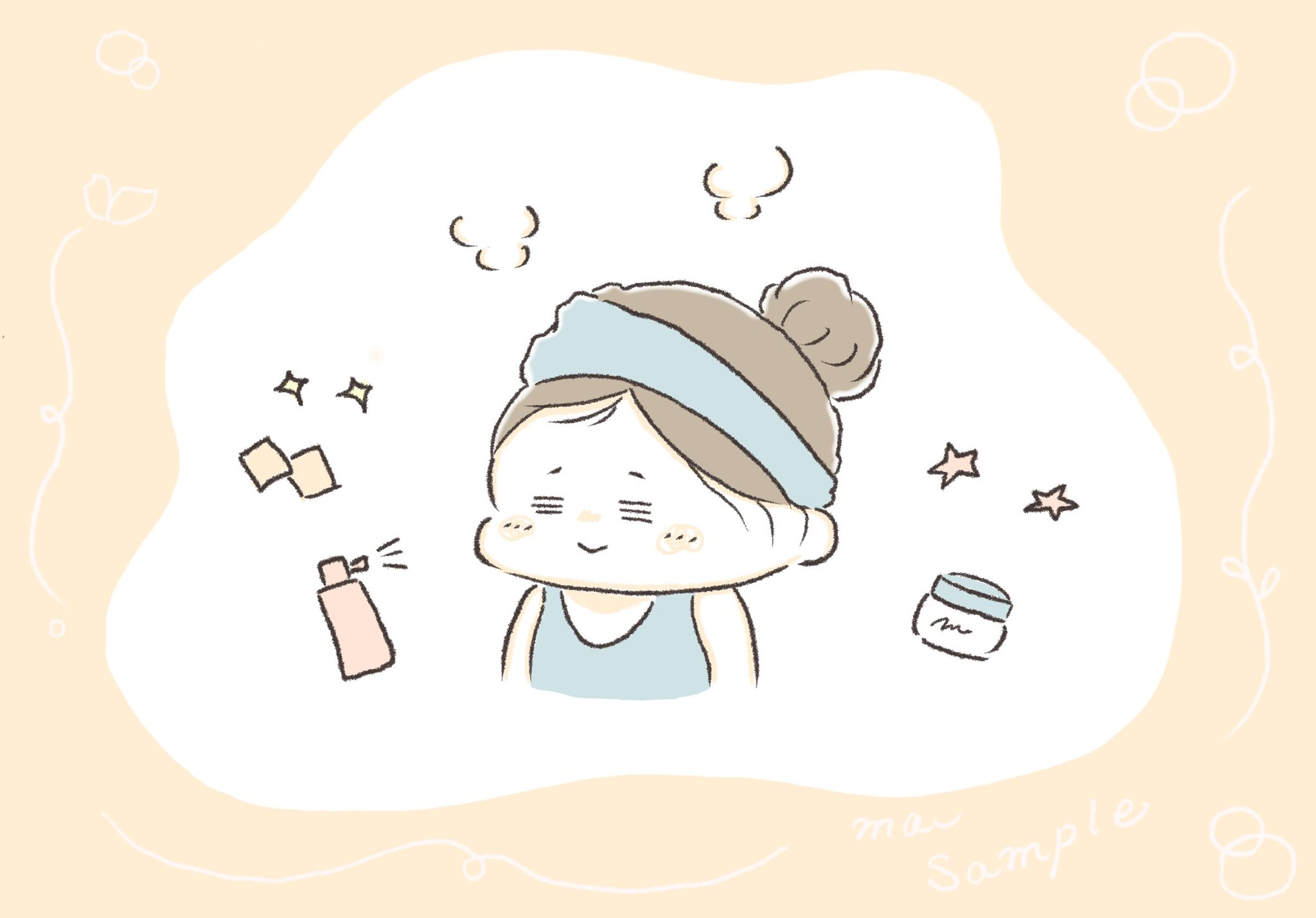 こばやしまー かわいい女子が描けたので見てほしいです こんな感じで あ おかえりー と言われ ただいまー と返し 一緒にスイカバーを食べながらセブンルールを観る生活を夢見ている イラスト T Co F8zuz9b4kt Twitter