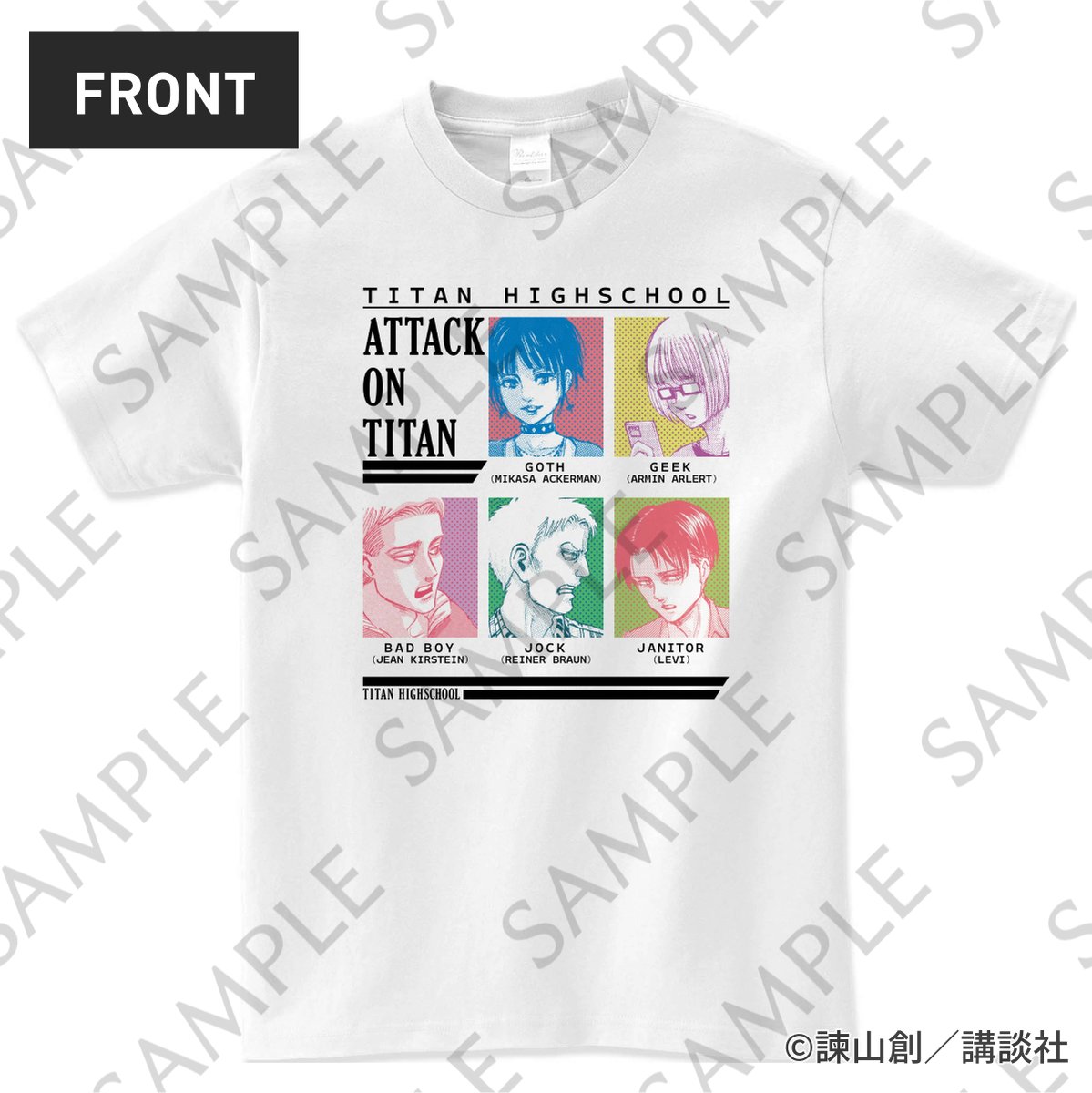 進撃の巨人　オンライン展覧会限定　進撃のスクールカースト　15個　ベルトルト FADPiBzUYAgpuXy.jpg?format=jpg