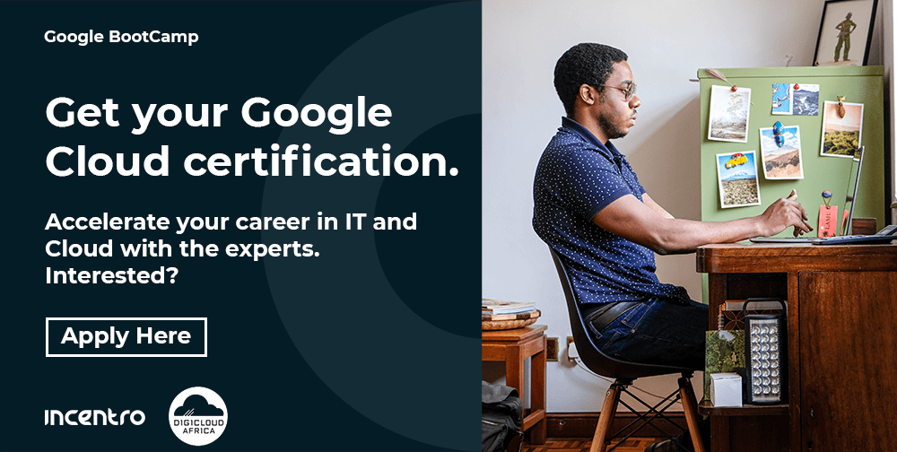 NicKanali's tweet photo. #AD

Are you an undergraduate pursuing an I.T. related degree or diploma or an I.T. professional looking to advance your career? Sign up for this free Incentro Africa #Google Bootcamp  

Details >> https://t.co/LHH1vBR5KG 

Register here >> https://t.co/DCxFNILdP2 https://t.co/prNb8JZdCi