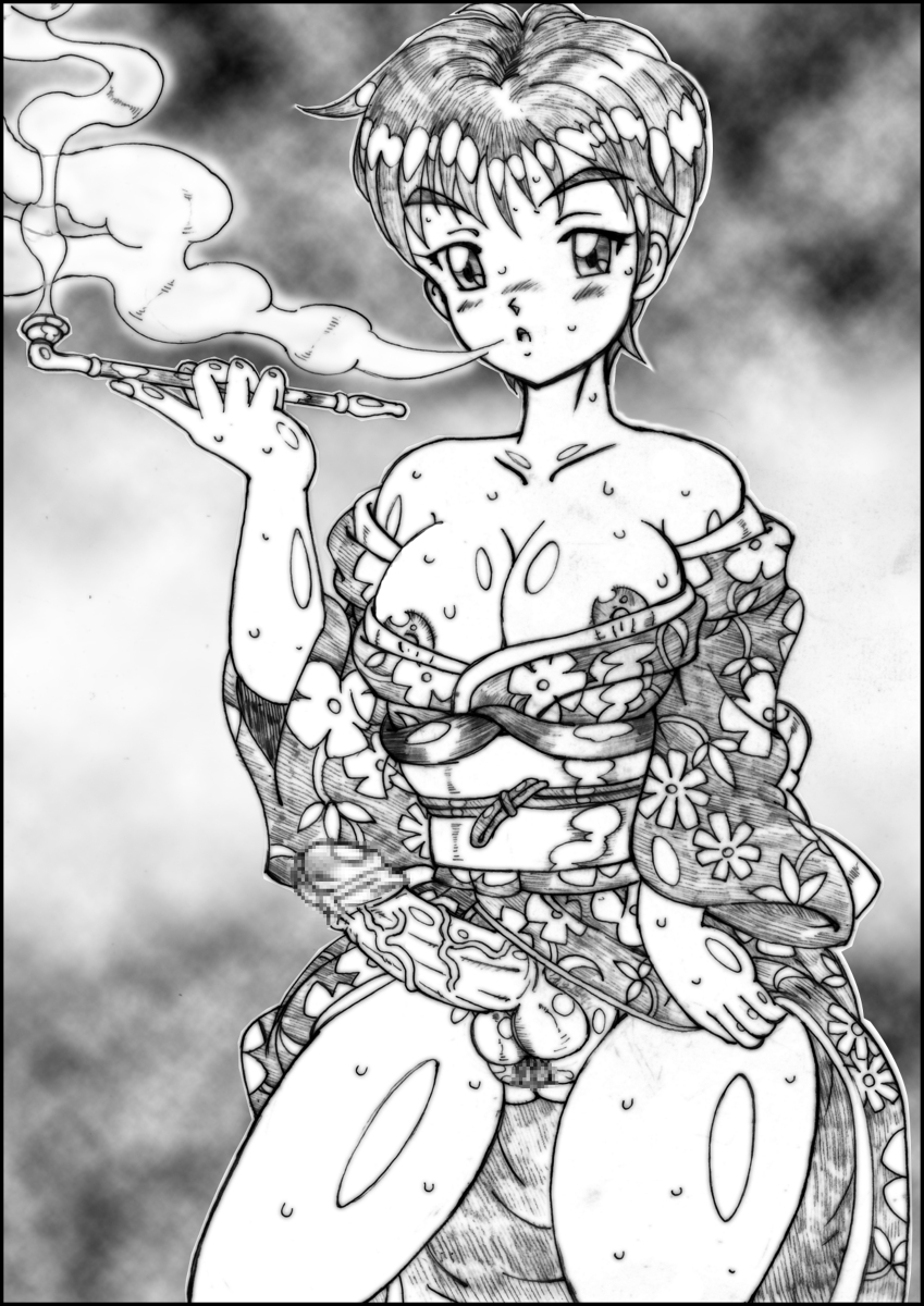 [R-18] ふたなり清川望【思い出Breaker2】 #喫煙 #煙管 #清川望 #ふたなり #ドMホイホイ #浴衣 #ときメモ #ときめきメモリアル https://t.co/i85KRJQ3ts 