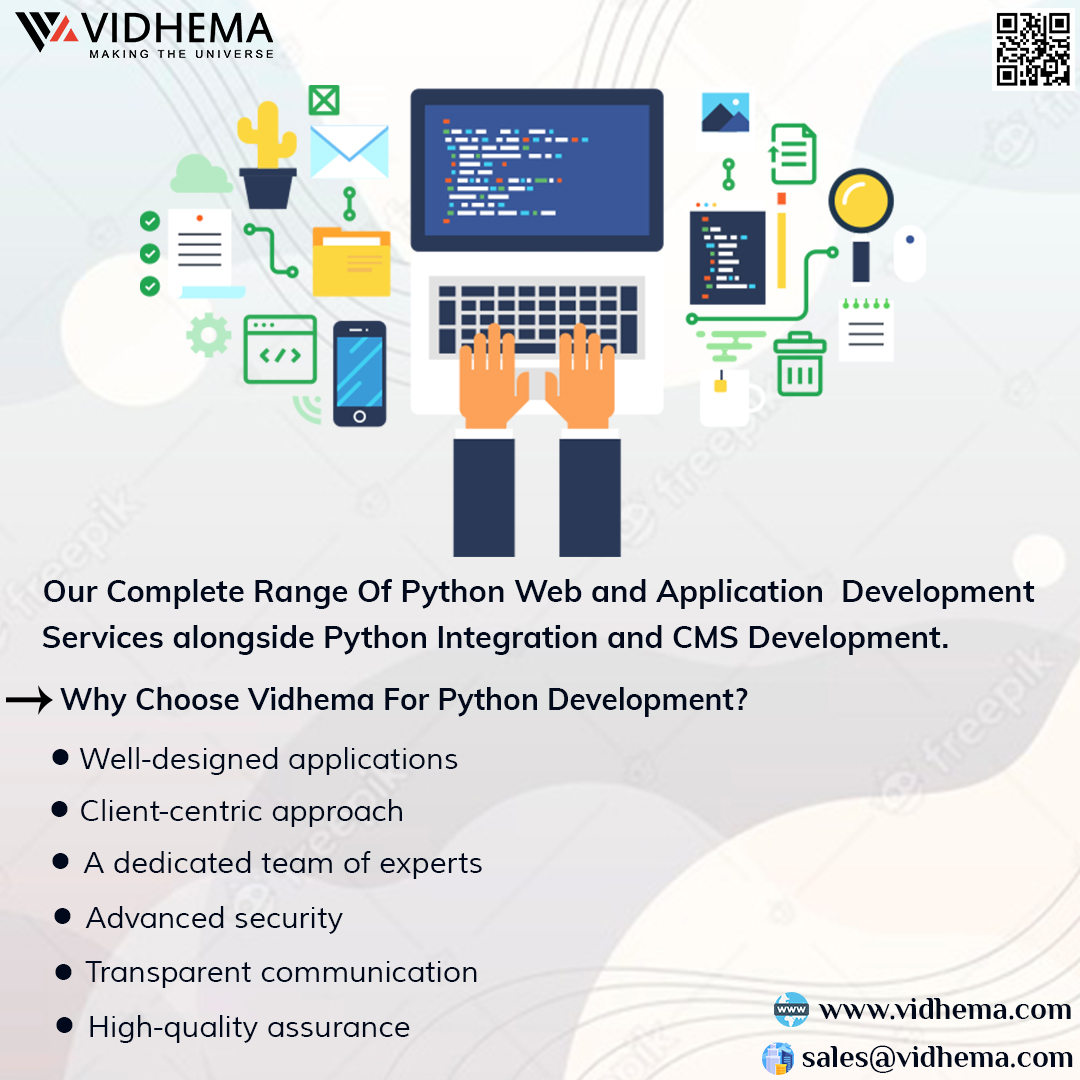 Vidhema1's tweet image. With full-cycle #pythonwebdevelopment, we at, Vidhema, have sketched feature-rich and flexible web portals that are distinctive from others. We create best-in-class websites and applications for our clients! Without any further ado, contact us now!
#pythonwebapp #vidhema #Python